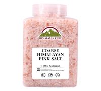 Himalayan Chef Sal rosa del Himalaya grano grueso, tarro de plástico, 5 libras para molinillos de recambio