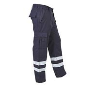 Himalayan H832 - Pantalones de combate de titanio para hombre, color azul marino, cintura 34 pulgadas, pierna 29 pulgadas