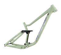 HIMALO Suspensión Cuadro De Bicicleta De Montaña 27,5/29er DH/XC/Am Cuadro De MTB 16''/18'' Eje Pasante 12 * 148mm Cuadros Boost Aleación De Aluminio Freno De Disco, MAX 3,0'' Neumáticos(Gray,16'')