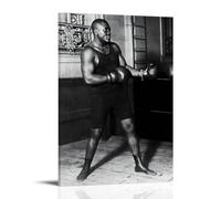 HIMGZXGWQ Boxer John Arthur Johnson Póster Pintura Decorativa Lienzo Arte de Pared Salón Póster Dormitorio Pintura, Arte de Pared Impresión de Imagen Moderna Decoración de Habitación Familiar 08 x 12