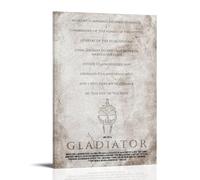 HIMGZXGWQ Gladiator Movie Quotes Poster Pintura Decorativa Lienzo Arte de Pared Salón Póster Dormitorio Pintura, Arte de Pared Impresión de Imagen Moderna Decoración de Habitación Familiar 24 x 36