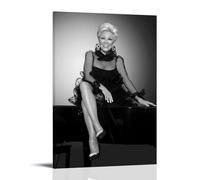 HIMGZXGWQ MITZI GAYNOR Póster de Estrella Pintura Decorativa Lienzo Arte de Pared Salón Póster Dormitorio Pintura, Arte de Pared Impresión de Imagen Moderna Decoración de Habitación Familiar 40 x 60