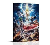 HIMGZXGWQ Mushoku Tensei Póster de reencarnación jobless pintura decorativa lienzo arte de pared sala de estar póster dormitorio pintura, arte de pared impresión de imagen moderna decoración de