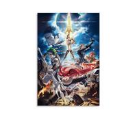 HIMGZXGWQ Mushoku Tensei Póster de reencarnación jobless pintura decorativa lienzo arte de pared sala de estar póster dormitorio pintura, arte de pared impresión de imagen moderna decoración de