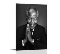 HIMGZXGWQ Nelson Mandela Póster Pintura Decorativa Lienzo Arte de Pared Salón Póster Dormitorio Pintura, Arte de Pared Impresión de Imagen Moderna Decoración de Habitación Familiar 30 x 45 cm