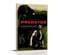 HIMGZXGWQ Predator-ArnoldSchwarzenegger Póster Pintura Decorativa Lienzo Arte de Pared Salón Póster Dormitorio Pintura, Arte de Pared Impresión de Imagen Moderna Decoración de Habitación Familiar 30 x