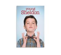 HIMGZXGWQ Young Sheldon Season 1 Póster Pintura Decorativa Lienzo Arte de Pared Salón Póster Dormitorio Pintura, Arte de Pared Impresión de Imagen Moderna Decoración de Habitación Familiar 30 x 45 cm