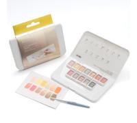 HIMI Juego de acuarelas metálicas, 12 colores, acuarelas de viaje con pincel, accesorios de manualidades, juego de colores metálicos brillantes, regalos de dibujo para adolescentes, adolescentes y