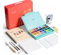 HIMI Juego de pintura Gouache para lienzo y papel, suministros de arte para profesionales (juego de pintura gouache)