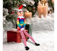 Himissy Juego de Elfos, Trastadas Elfo Navideño Masculino, Travesuras Muñeco de Peluche, Bien y BonitoTravieso, Decoración Navideña Chimenea, árboles de Navidad, estanterías 17.7" (H)