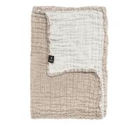 Himla Colcha de cama Hannelin beige-blanco 160 x 260 cm