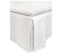 Himla Falda de cama Weeknight 180x220x52 cm blanco