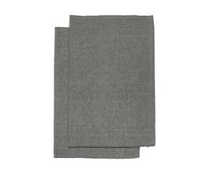 Himla Manteles individuales Bistro 36x47 cm 2-pack Charcoal