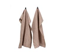Himla Paño de cocina Linus 50x70 cm set de 2 True red-natural