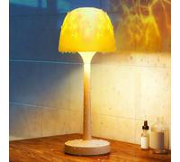 himmel AquaSpa - Lámpara de ducha impermeable con proyector de ondas oceánicas de 16 colores, luz de ducha recargable con control táctil y remoto, luz inalámbrica para ducha/bañera interior