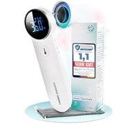 HIMMELSHAUCH MEDICAL Termómetro para la fiebre de oído y frente, medidor 3 en 1, termómetro de oído para bebés, niños y adultos, termómetro para la frente sin contacto, termómetro digital para fiebre
