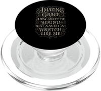Himno - Gracia INCREÍBLE CÓMO Dulce EL Sonido - Christian Faith PopSockets PopGrip para MagSafe
