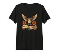 Himnos Amazing Grace Christian Design Jesús Evangelio Fe Regalo Camiseta Premium