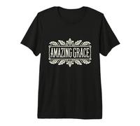 Himnos de Gracia Amazing Grace Christian Worship Music Quote Camiseta Premium