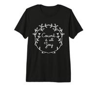 Himnos de Gracia Count It All Joy Christian Faith Cita Camiseta Premium