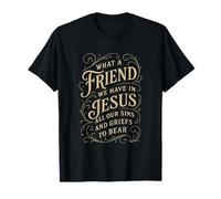 Himnos Qué Amigo Tenemos en Jesús Christian Vintage Faith Camiseta