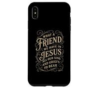 Himnos Qué Amigo Tenemos en Jesús Christian Vintage Faith Carcasa para iPhone XS MAX