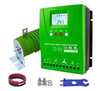 Himopuer 6000W-10000W 12V 24V 48V 0~6000W Viento 0~8000W Solar MPPT Controlador híbrido eólico Solar Versión pionera Carga Batería de Gel de Plomo y Litio(12V,6000W)