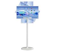 Himopuer Tableta Portátil De 32", Monitor Táctil con Soporte sobre Ruedas, TV Inteligente Rodante con Pantalla Táctil Inalámbrica, Cámara Web De 20 MP Y Rotación Completa. 32inch-6/8+128G(8G+128G)