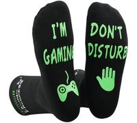 Himozoo Do Not Disturb I'm Gaming calcetines, novedad regalos divertidos para hijos, adolescentes, niños, maridos, papá, novio, hombres y mujeres