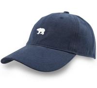 Himozoo Gorras de béisbol bordadas de oso polar para hombre y mujer, sin estructura, suave, vintage, 100 % algodón, para exteriores, diseño de tela de doble capa, sombrero para papá, liso, ajustable