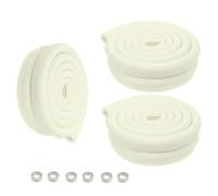 HIMRY® 12 Metros Protector Borde Forma de U, Espuma para Borde de Mesa de Vidrio, Anticolisión Tira para Bebés y niños, Protectores para Bordes, Extra DENSOS. 6x2M, Marfil KXD7003 Ivory