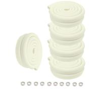 HIMRY® 20 Metros Protector Borde Forma de U, Espuma para Borde de Mesa de Vidrio, Anticolisión Tira para Bebés y niños, Protectores para Bordes, Extra DENSOS. 10x2M, Marfil KXD7003 Ivory