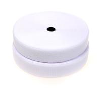 HIMRY 25 m x 50 mm (Banda de Velcro flojel y 25 m Gancho Cinta de 25 m), 50 mm, Parte Trasera la Banda Ancha es No Adhesiva, Gancho y Bucle, Color Blanco kxb5030 White