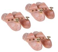 HIMRY® 3 Pars | Hormas de zapato, madera natural, regulable, hormas, tensor para el calzado, ensanchador para el calzado. Tamaño 43 - Tamaño 44, KXB6000-43-3P