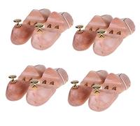 HIMRY® 4 Pars | Hormas de zapato, madera natural, regulable, hormas, tensor para el calzado, ensanchador para el calzado. Tamaño 45 - Tamaño 46, KXB6000-45-4P