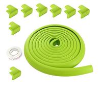 HIMRY KX_TKD7000-Set-Green Protección de Bordes y Esquinas, Verde, 5m Kantenschutz + 8 Eckenschützer