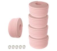 HIMRY Universal Protector Espuma, 1000cm x 80mm x 8mm Multiusos anticolisión Protección Espuma Rollo para Bebés niños, No Tóxico Seguridad Protectores Superficie & Bordes, 5x2m, Rosado KXD7002-pink
