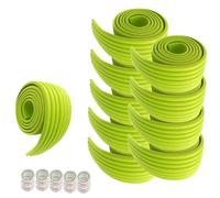 HIMRY Universal Protector Espuma, 2000cm x 80mm x 8mm Multiusos anticolisión Protección Espuma Rollo para Bebés niños, No Tóxico Seguridad Protectores Superficie & Bordes, 10x2m, Verde KXD7002-green