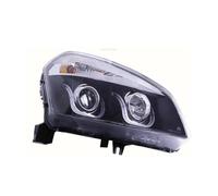 Himwqfuh Faros Delanteros Para Nissan Para Qashqai 2008-2015 Faros Delanteros Luz DRL Lente Doble Haz Bi-xenon HID Delantera Del Coche Cubierta De Lámpara