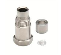 Himwqfuh Sonda Lambda Coche Adaptador Eliminador Luz para Motor Coche Sensor Oxígeno O2 M18X15 con Malla De Filtro Uso Auxiliar del Motor 1 Ud Coche Conjunto Sensor O2