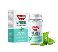 Hinapan Comprimidos Pasta Dental, Pastillas Dentales Mmasticables, Tablets Dentífrico Menta, Aliento Fresco Natural, Limpieza Profunda que Elimina Manchas, Higiene Bucal Portátil, Ideales para Viajes