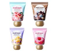 Hinapan Lote de 4 Cremas Nutritivas para Manos 30g c/u, Acción Intensa que Combate la Aspereza y Mejora la Textura de la Piel, Hidratación Poderosa que Sella la Humedad por Múltiples Horas