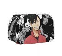 Hinata Shoyo - Estuche para lápices de anime Hinata Shoyo de gran capacidad, bolsa para bolígrafos con cremallera de dibujos animados, bolsa de papelería para niños y niñas, Tipo 6, 21*10*7.5cm