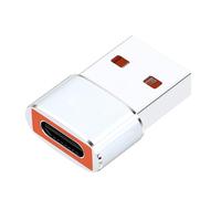 HINAYOSAN Adaptador USB C de alta velocidad, compatibilidad universal, cuerpo de aluminio compacto para transmisión de datos instantánea, adaptador OTG USB a tipo C