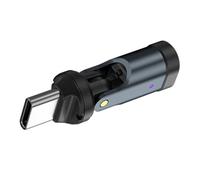 HINAYOSAN Adaptador USB C giratorio de 540° PD240W 48V/5A de carga rápida y conectores de transferencia de datos de 480 Mbps, diseño de durabilidad de aluminio, conectores de carga rápida en ángulo