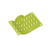 HINAYOSAN Arboreal Habitat Hamaca grande verde ABS con ventosas fuertes para decoración vertical de terrario de cristal, reptiles, terrarios, cama con ventosa