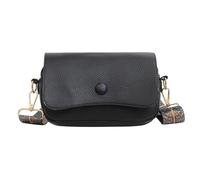 HINAYOSAN Bolso bandolera étnico para adolescentes, versátil, de gran capacidad, estilo vintage, de poliuretano, bolsa de viaje, Black, One Size
