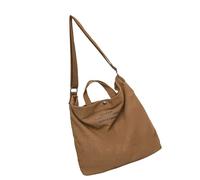 HINAYOSAN Bolso cruzado de lona de moda para viajes escolares, uso diario, compartimento grande, para estudiantes, bolsa de hombro, bolsa de libro, correa ajustable, Brown, One Size