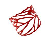 HINAYOSAN Brazalete ancho inspirado en follaje único, diseño intrincado recortado, joyería de mano para accesorios elegantes y coloridos calados, talla única, como se describe