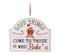 HINAYOSAN Bucolic - Letrero de felicitación de hierro con fácil instalación, accesorios de decoración de Navidad, placas para colgar en la puerta, oficina, decoración de Navidad, letrero de metal